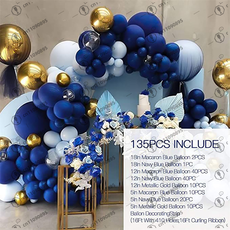 Macaron Blue Balloon Wedding B - Balloon Arch Kit บทวิจารณ์และราคา