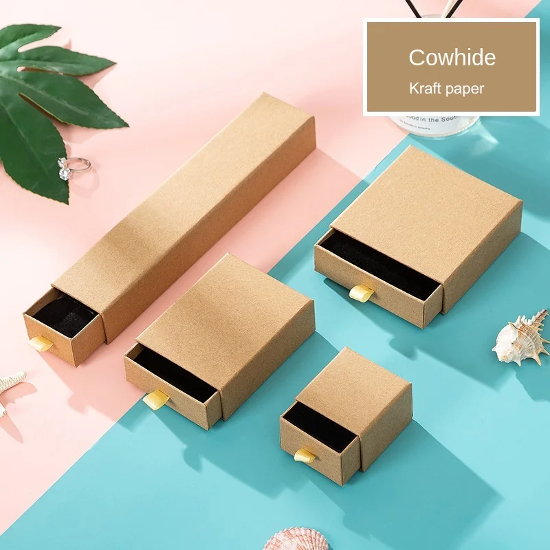 1pc Jewellery Boxs Khaki Cardb - Event Party Box บทวิจารณ์และราคา