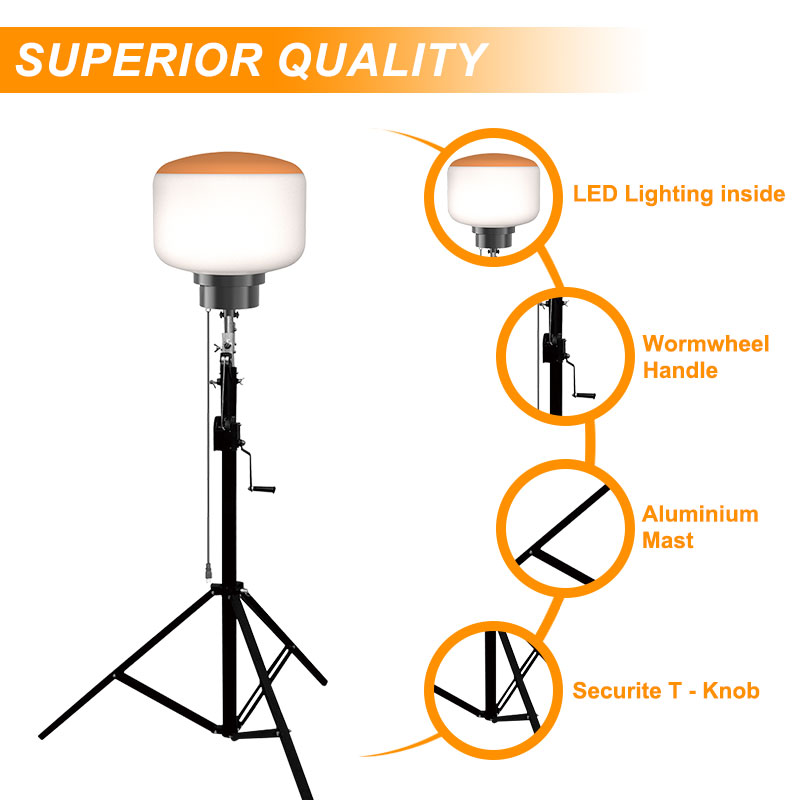 Outdoor Portable Led Work Ball - Led Balloon Light บทวิจารณ์และราคา