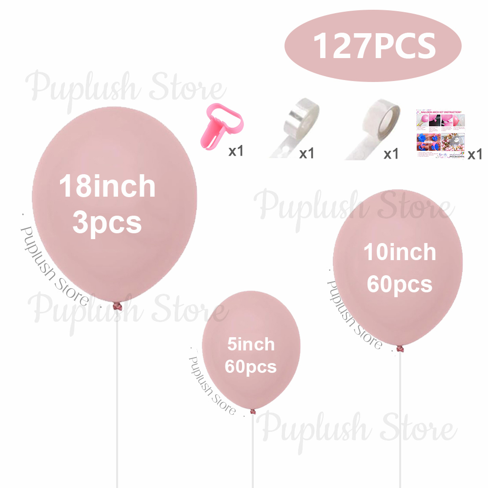 127Pcs Boho Dusty Pink Ballo G - Balloon Arch Kit บทวิจารณ์และราคา