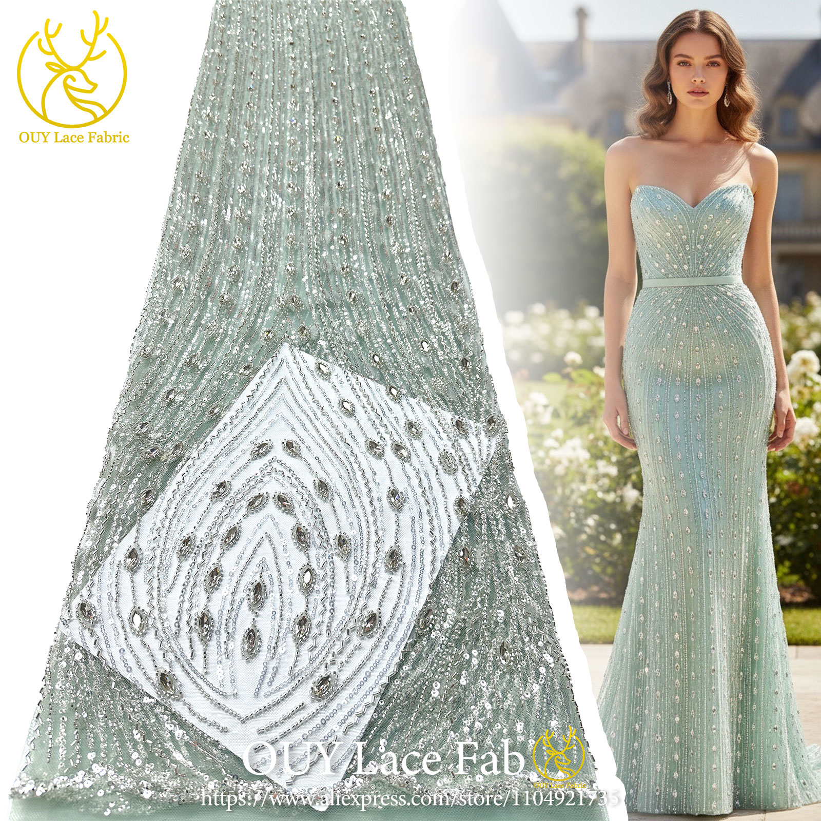 Luxurious Nigerian Diamond Lac - Glitter Tablecloth บทวิจารณ์และราคา
