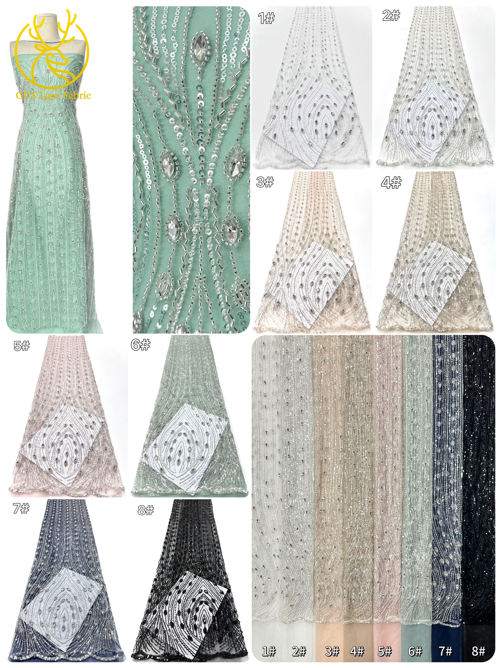 Luxurious Nigerian Diamond Lac - Glitter Tablecloth บทวิจารณ์และราคา
