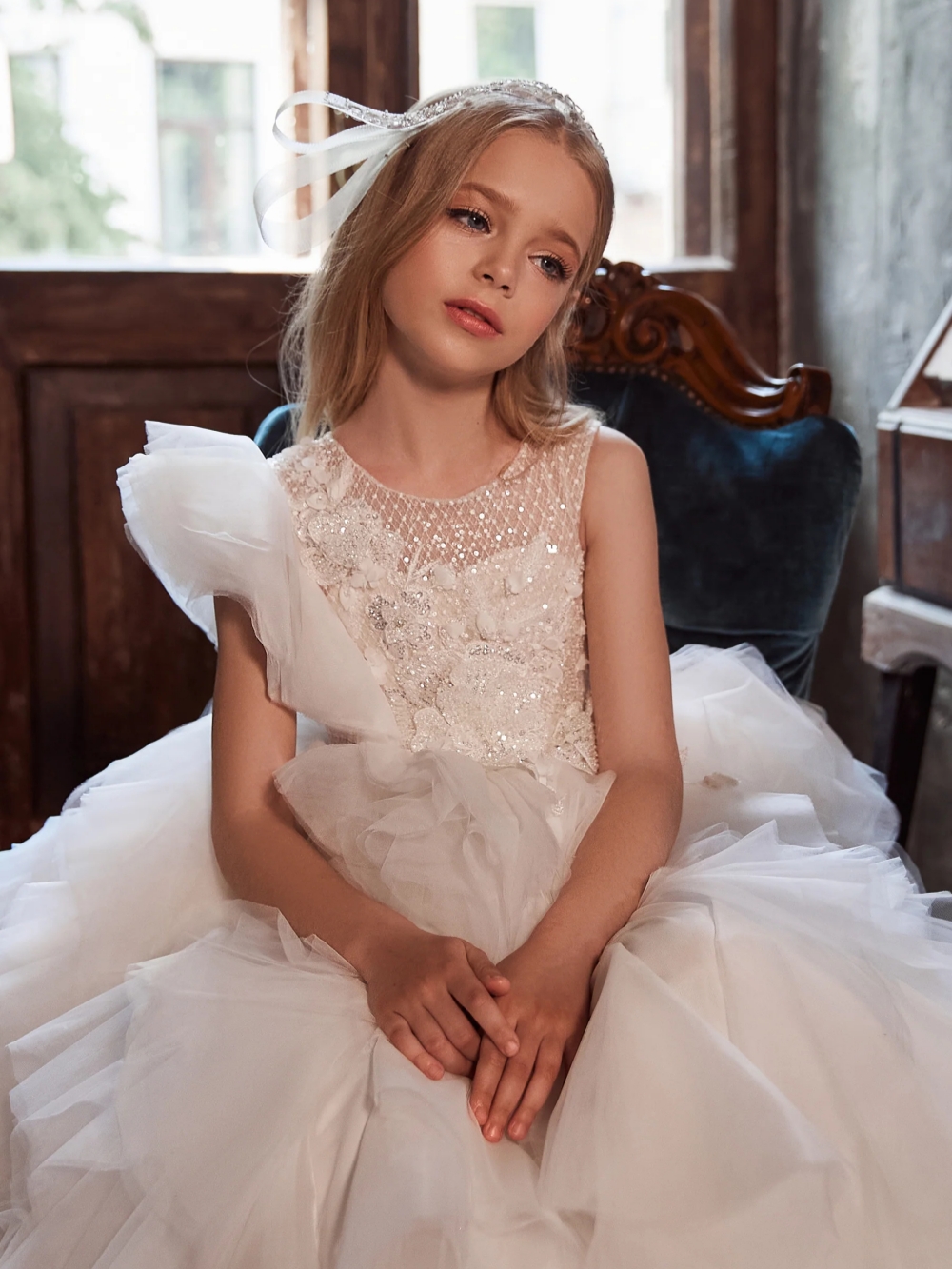 Puffy Sequined Beaded Princess - Glitter Tablecloth บทวิจารณ์และราคา