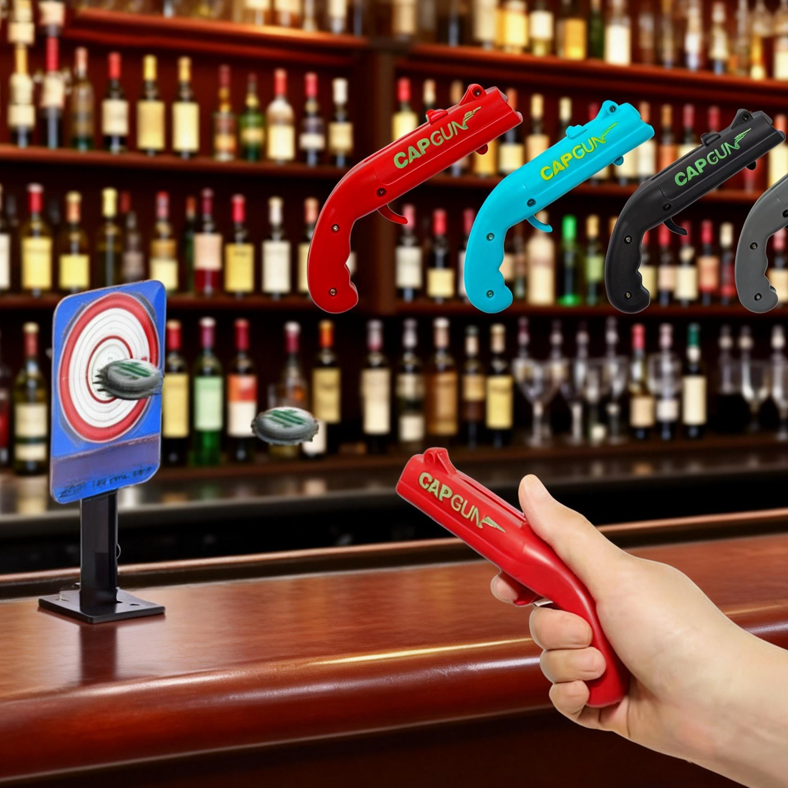 3PC Cap Gun Shooting Bottle Op - Event Launch Party บทวิจารณ์และราคา