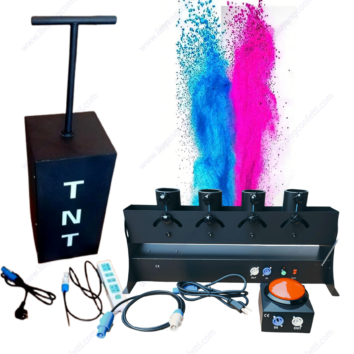 Electronic Spray Confetti Powd - Confetti Cannon Tube บทวิจารณ์และราคา