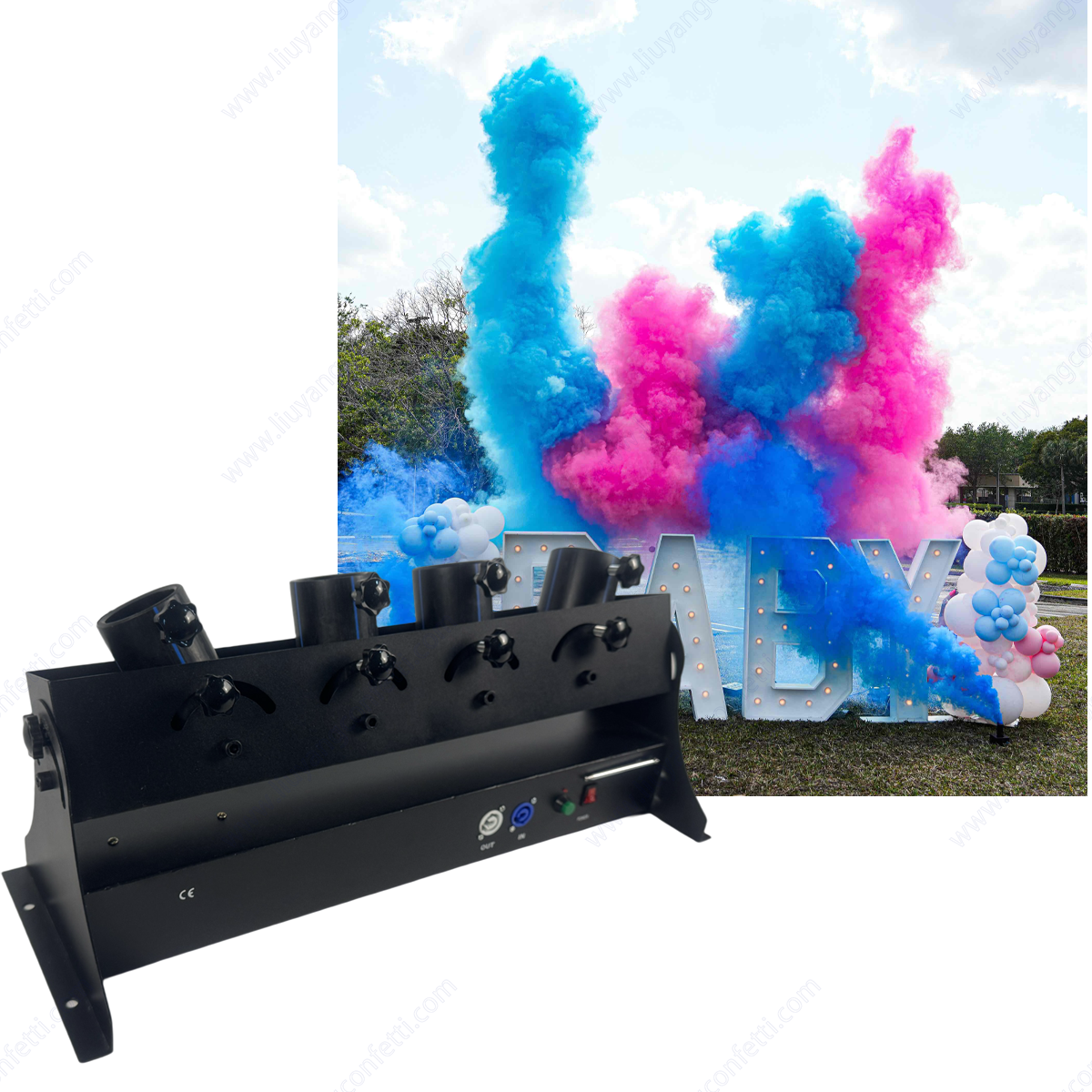 Electronic Spray Confetti Powd - Confetti Cannon Tube บทวิจารณ์และราคา