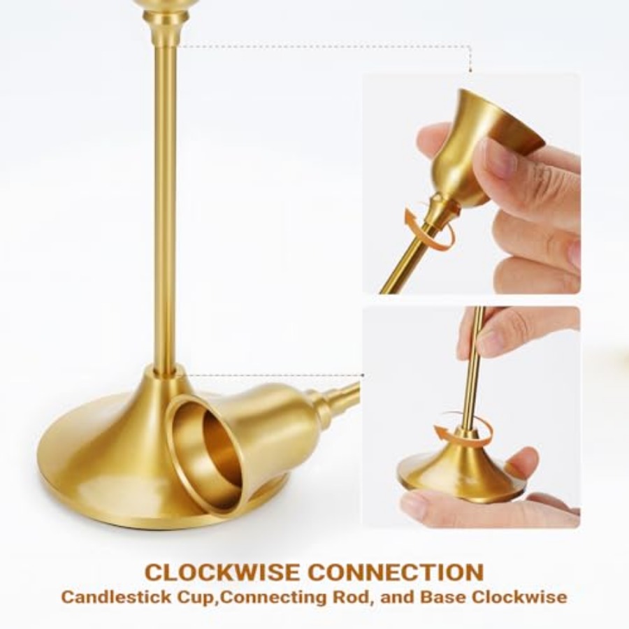 Taper Candle Stick Holder - 3P - Centerpiece Stick บทวิจารณ์และราคา