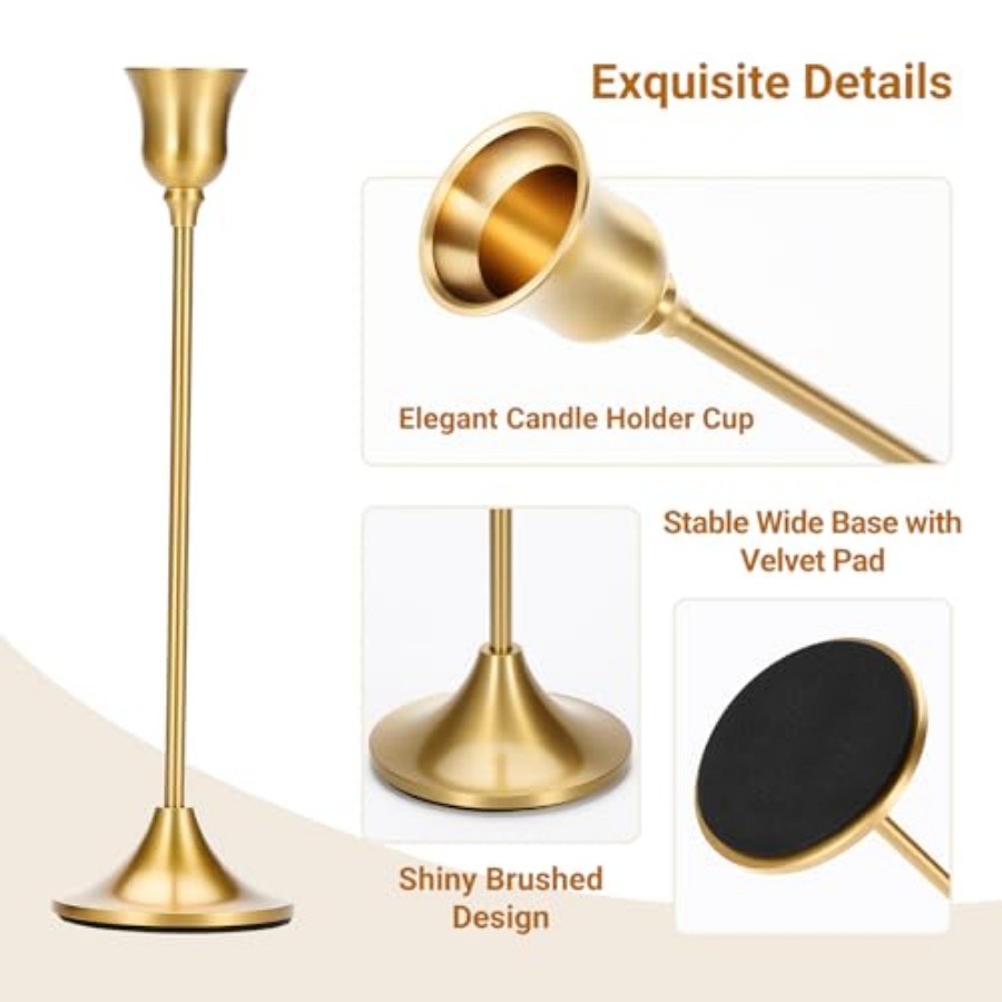 Taper Candle Stick Holder - 3P - Centerpiece Stick บทวิจารณ์และราคา