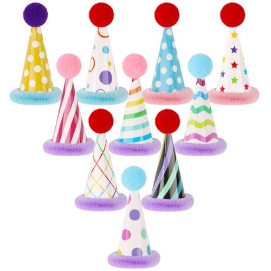 Mini Party Hats for Stuffed An - Party Hat Cone บทวิจารณ์และราคา