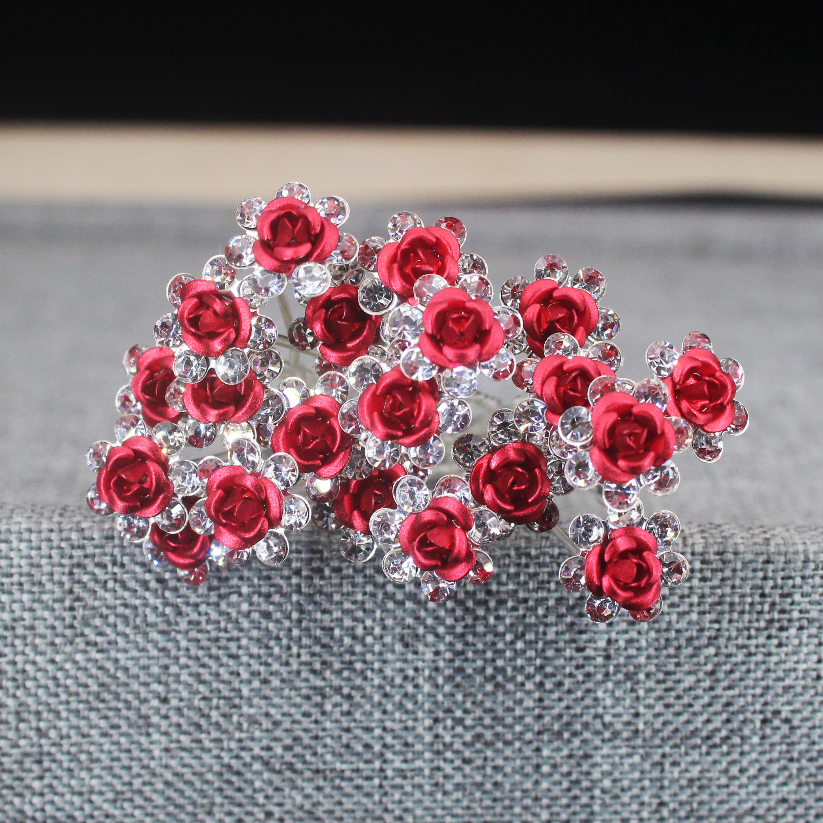 20PCS Rose Flower Rhinestone H - Event Suppliers บทวิจารณ์และราคา