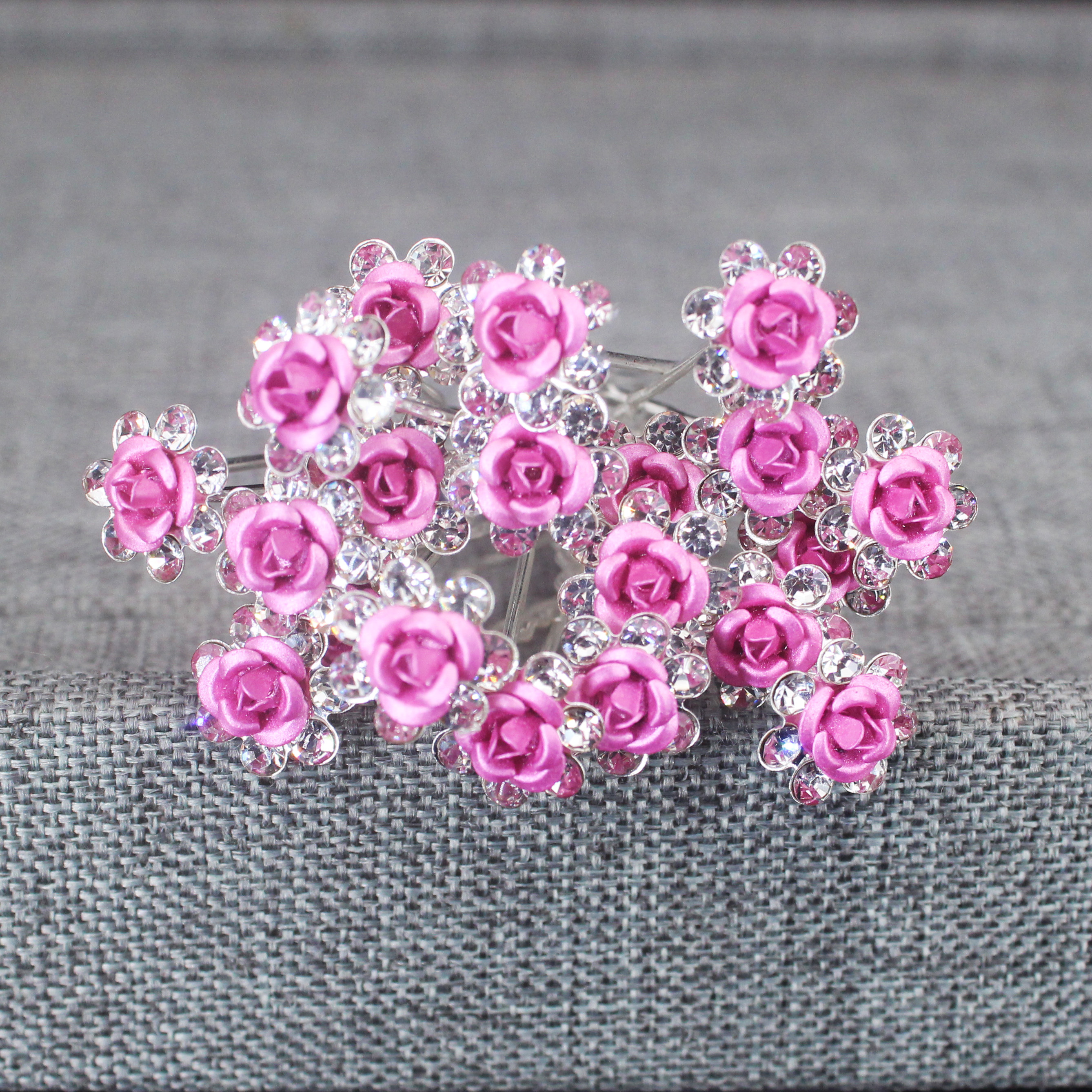 20PCS Rose Flower Rhinestone H - Event Suppliers บทวิจารณ์และราคา