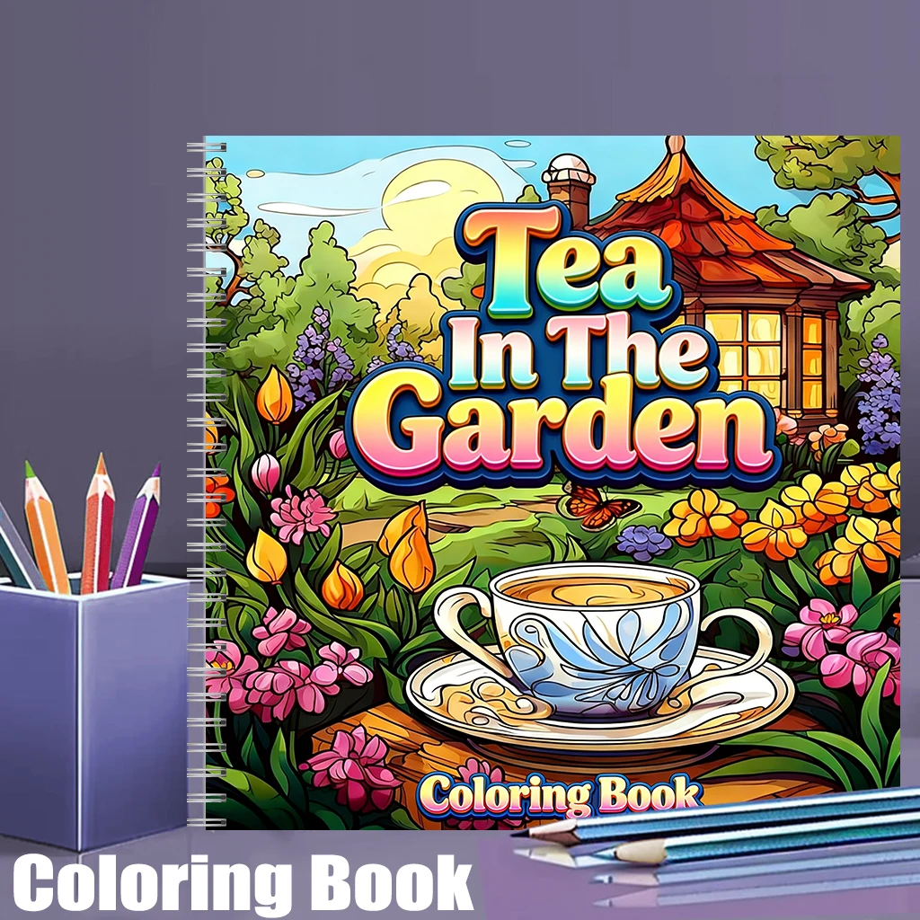 Tea In The Gardens Coloring Bo - Event Supplies บทวิจารณ์และราคา