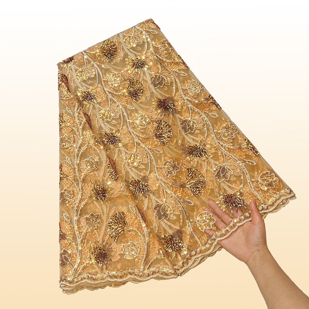LACE French Lace Fabrics 5 Yar - Glitter Tablecloth บทวิจารณ์และราคา