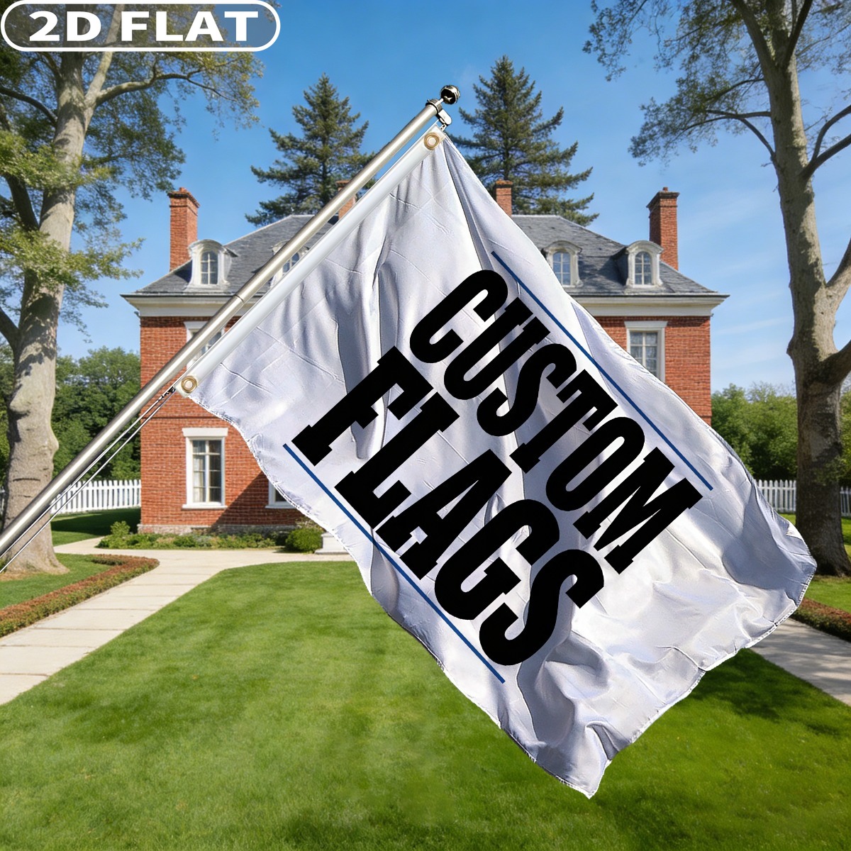 1pc Custom Flag with Image/Log - Event & Party Supply Photos บทวิจารณ์และราคา