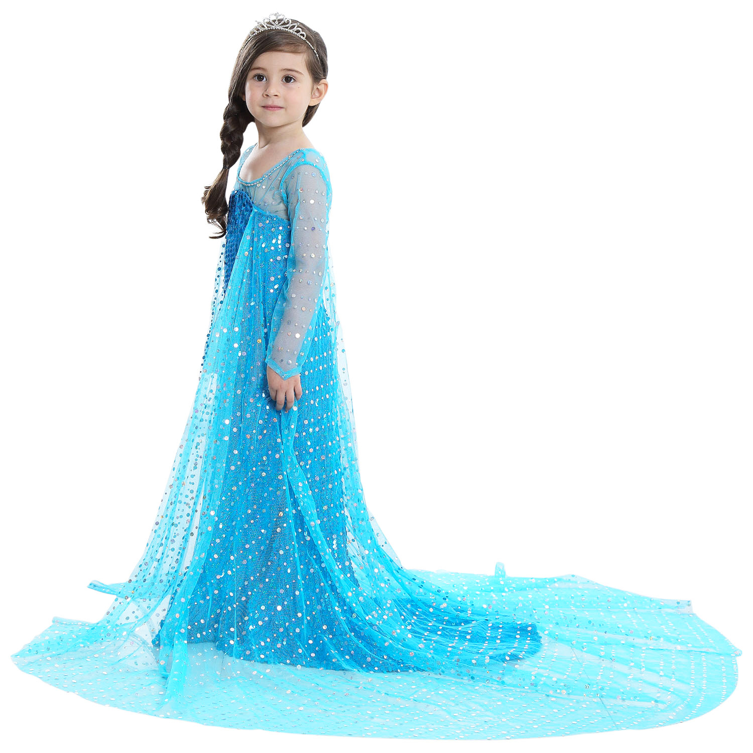 Girls Princess Costume Kids Se - Glitter Tablecloth บทวิจารณ์และราคา