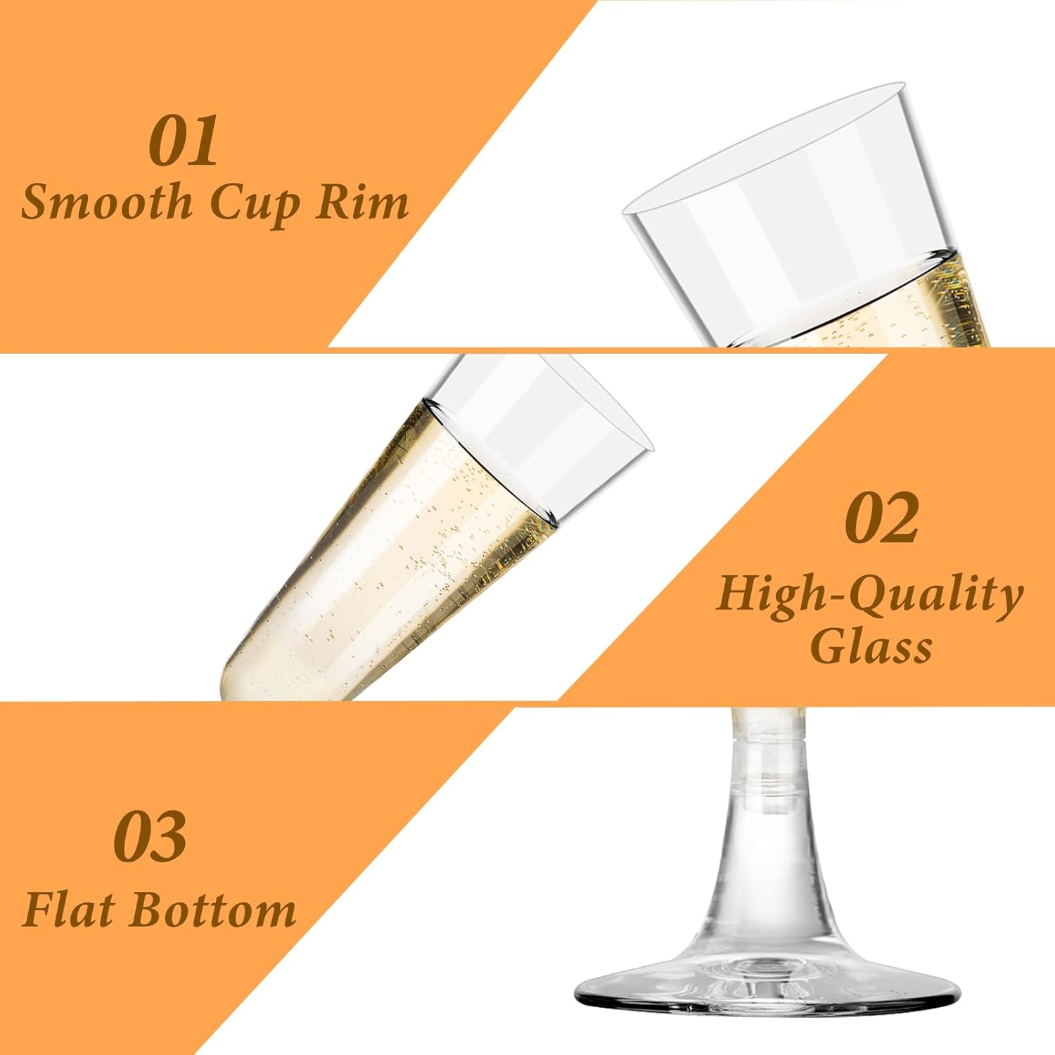 Plastic Champagne Flutes 40 Pa - Eve Party บทวิจารณ์และราคา